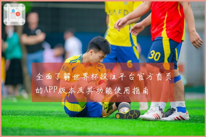 全面了解世界杯投注平台官方首页的APP版本及其功能使用指南
